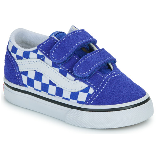 Zapatos Niños Zapatillas bajas Vans Old Skool V Azul / Blanco