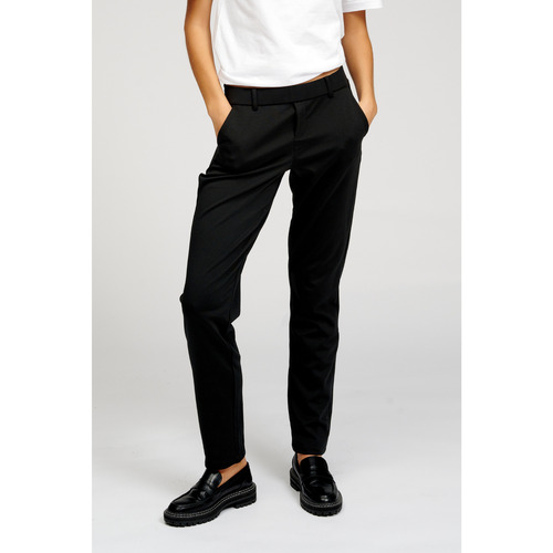 textil Mujer Pantalones chinos Teeshoppen Pantalones deportivos The Original - Beige Negro