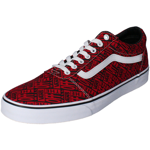 Zapatos Niños Deportivas Moda Vans  Rojo