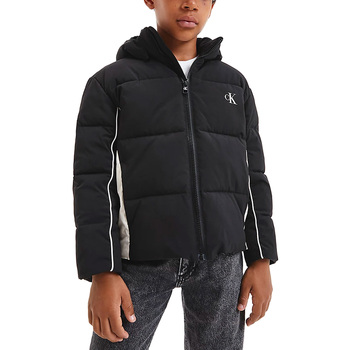 textil Niños cazadoras Calvin Klein Jeans  Negro