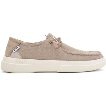 Zapatos Mujer Deportivas Moda Pitas  Beige