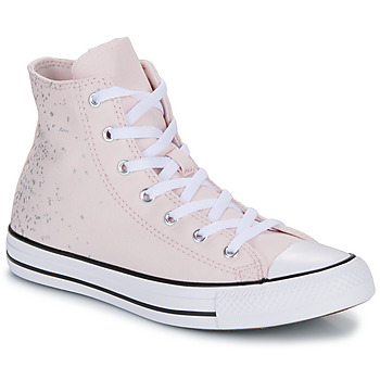 Zapatos Niña Zapatillas altas Converse CHUCK TAYLOR ALL STAR METALLIC SPLATTER Rosa