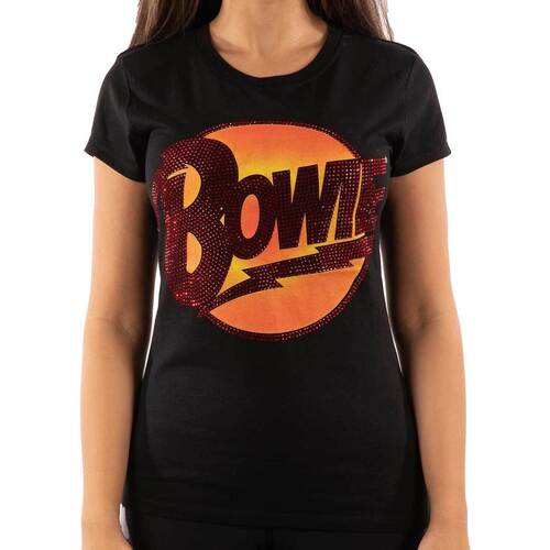 textil Mujer Tops y Camisetas David Bowie Diamond Dogs Negro