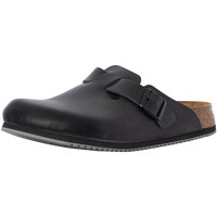 Zapatos Hombre Chanclas Birkenstock Sandalias Boston De Piel Negro