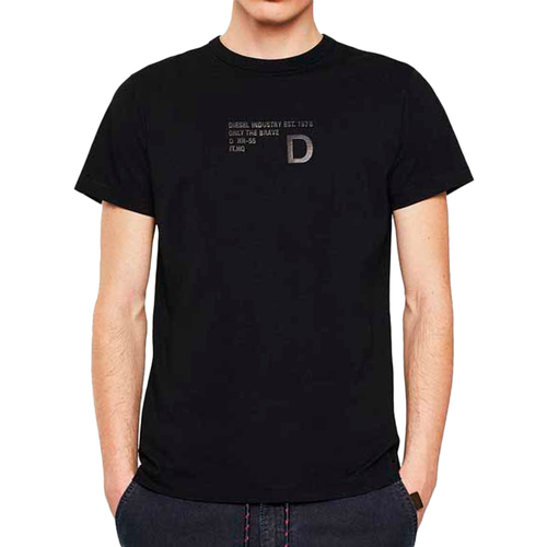 textil Hombre Tops y Camisetas Diesel  Negro