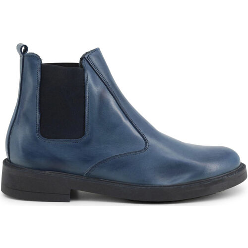 Zapatos Hombre Botas de caña baja Duca Di Morrone 701 - Leather Blue Azul