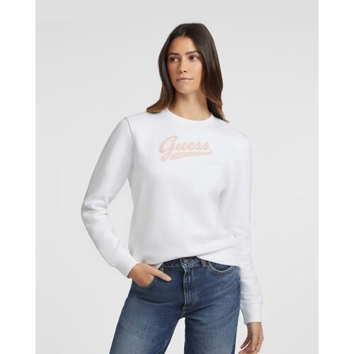 textil Mujer Sudaderas Guess W4YQ11 KC811 Blanco