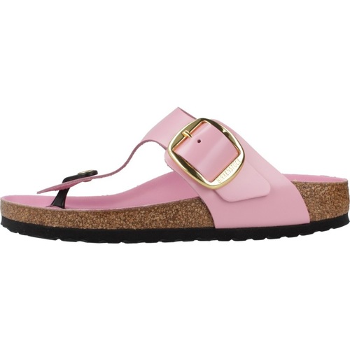 Zapatos Mujer Sandalias Birkenstock GIZEH BIG BUCKLE NATURAL Rosa