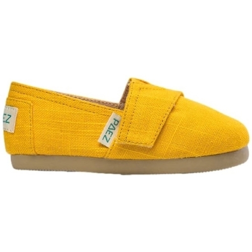 Zapatos Niños Alpargatas Paez Gum Classic K - Combi Linen Saffron Amarillo