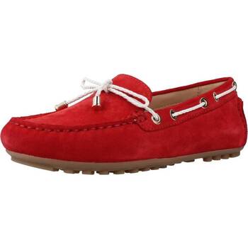 Zapatos Mujer Mocasín Geox D LEELYAN Rojo