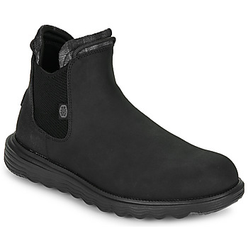 Zapatos Hombre Botas de caña baja HEYDUDE Branson Classic Negro