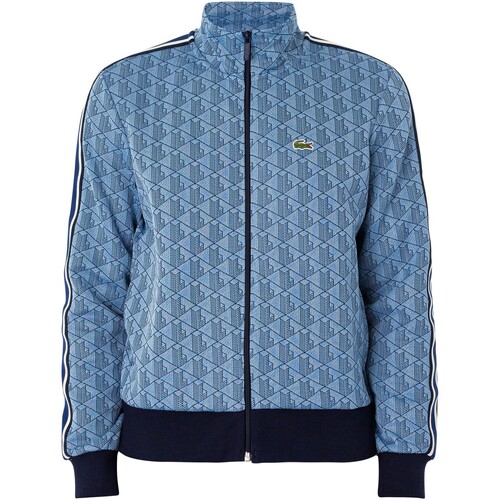 textil Hombre Chaquetas de deporte Lacoste Chaqueta Deportiva Con Monograma Paris Azul