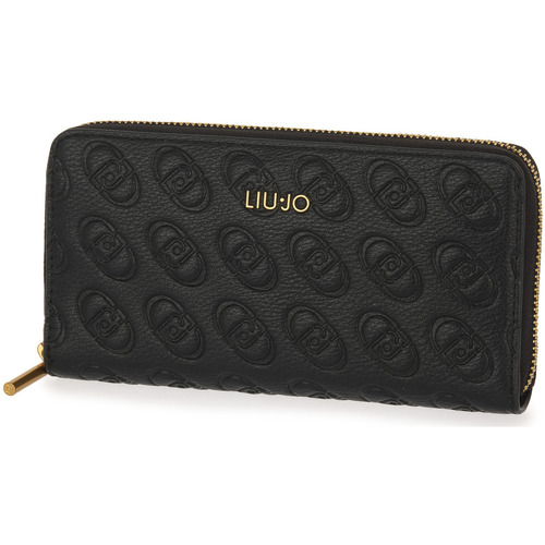 Bolsos Mujer Cartera Liu Jo 22222 ZIP ROUND Negro