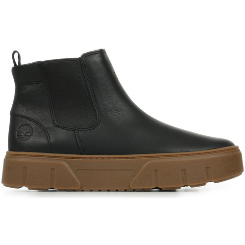 Zapatos Mujer Botas de caña baja Timberland Laurel Court Mid Pull On Sneaker Negro