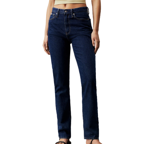 textil Mujer Vaqueros slim Calvin Klein Jeans  Azul