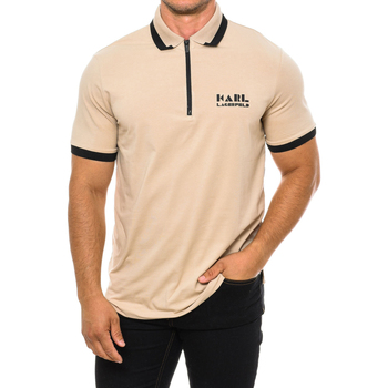 textil Hombre Polos manga corta Karl Lagerfeld 745081533221-410 Beige