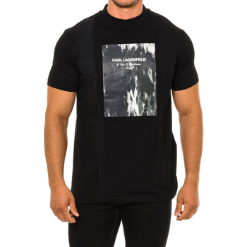 textil Hombre Camisetas manga corta Karl Lagerfeld 755052534225-990 Negro