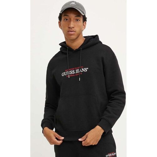 textil Hombre Sudaderas Guess M4YQ23 K9V31-JBLK Negro