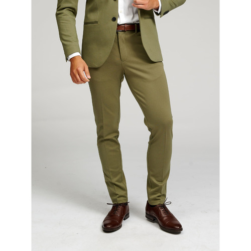 textil Hombre Pantalones chinos Teeshoppen Performance Verde