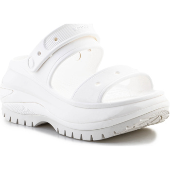 Zapatos Zuecos (Mules) Crocs CLASSIC MEGA CRUSH 207989-100 Blanco