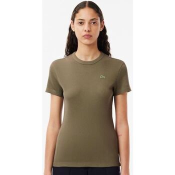 textil Mujer Camisetas manga corta Lacoste CAMISETA  MUJER 