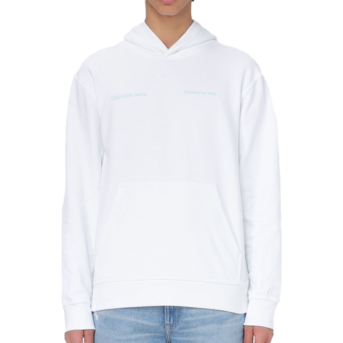 textil Hombre Sudaderas Calvin Klein Jeans  Blanco