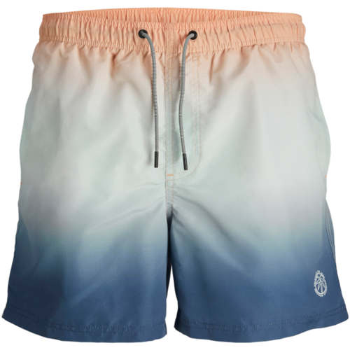 textil Hombre Bañadores Jack & Jones 12261620 JPSTFIJI JJSWIM DIP DYE LY PLS PEACH NOUGAT Azul