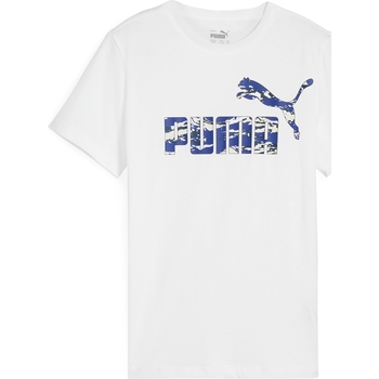 textil Niña Camisetas manga corta Puma 241010 Blanco