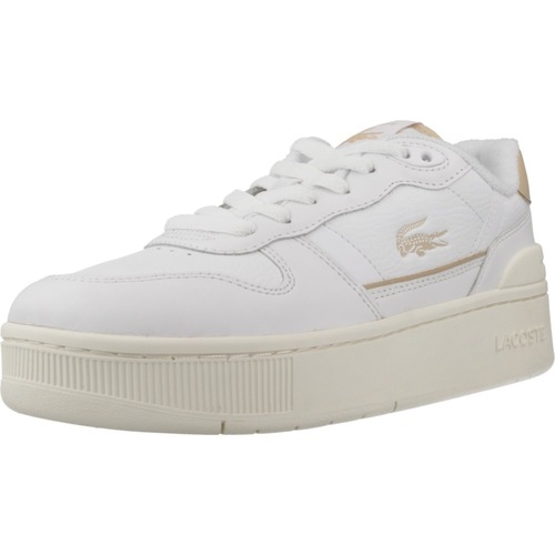 Zapatos Mujer Deportivas Moda Lacoste T-CLIP PLATFORM Blanco