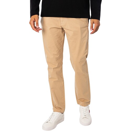 textil Hombre Pantalones chinos BOSS David222 Chino Beige