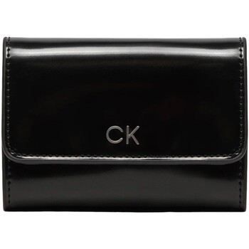 Bolsos Mujer Cartera Calvin Klein Jeans CK DAILY SM TRIFOLD W/ZIP_SHINY K60K612425 Negro