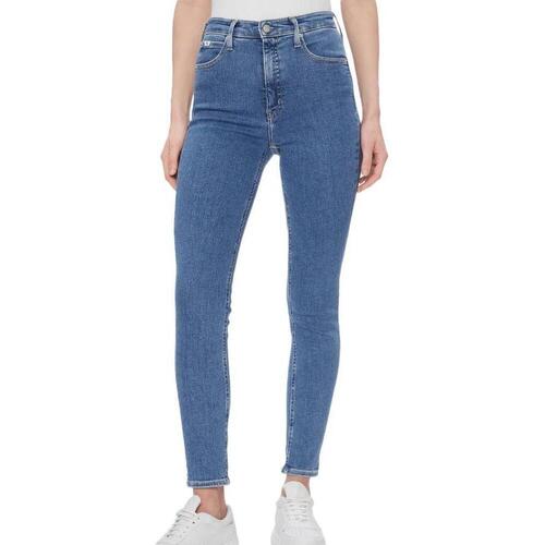 textil Mujer Vaqueros slim Calvin Klein Jeans  Azul