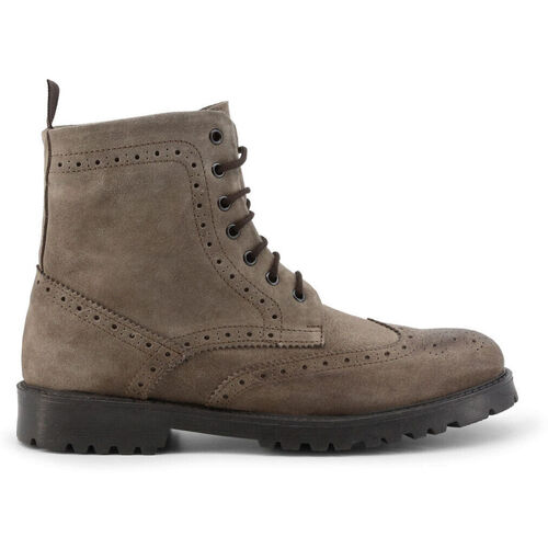 Zapatos Hombre Botas Duca Di Morrone Fausto - Suede Taupe Marrón