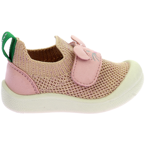 Zapatos Niños Pantuflas para bebé Kickers Kickratch Rosa