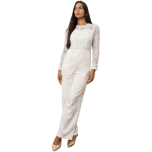 textil Mujer Monos / Petos La Modeuse 72136_P169496 Blanco