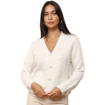 textil Mujer Chaquetas de punto La Modeuse 72277_P169830 Blanco