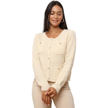 textil Mujer Chaquetas de punto La Modeuse 72318_P169838 Beige