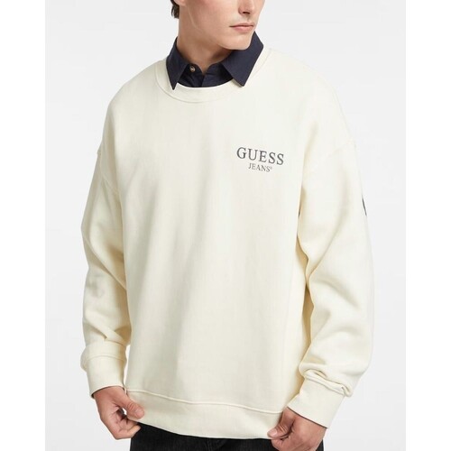 textil Hombre Sudaderas Guess M4BQ40 K9V31 Beige