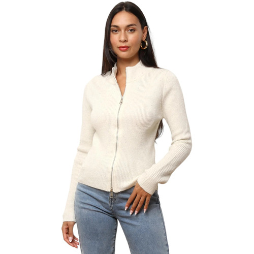 textil Mujer Chaquetas de punto La Modeuse 72361_P169881 Beige