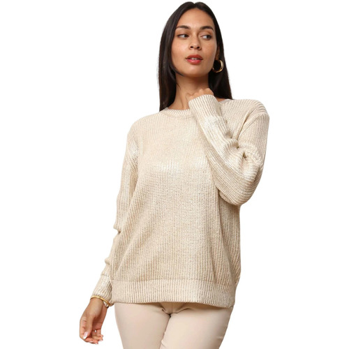 textil Mujer Jerséis La Modeuse 72379_P169899 Beige