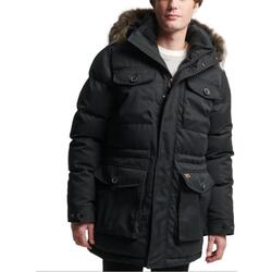 textil Hombre Parkas Superdry  Negro