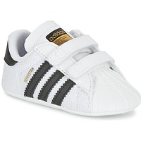 Zapatos Niños Zapatillas bajas adidas Originals SUPERSTAR CRIB Blanco