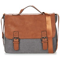 Bolsos Hombre Bolso para llevar al hombro Casual Attitude HENVI Gris / Marrón