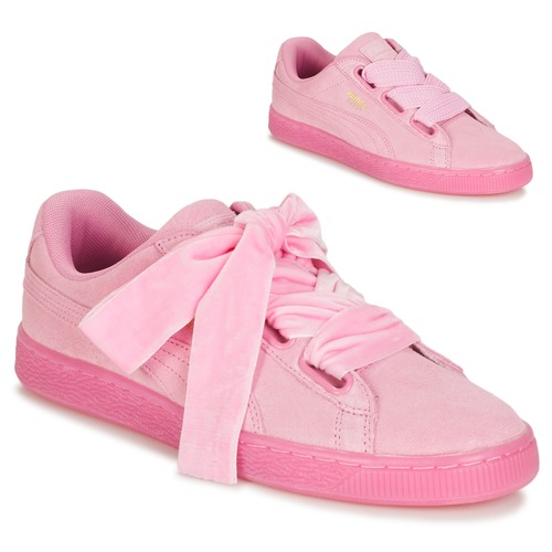 Zapatos Mujer Zapatillas bajas Puma SUEDE HEART RESET WN'S Rosa