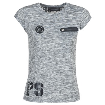 textil Mujer Camisetas manga corta Philipp Plein Sport SITTIN OVER HERE Gris