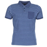 textil Hombre Polos manga corta Casual Attitude INUTIOLE Azul / Blanco