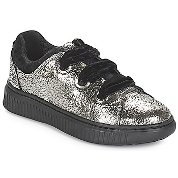 Zapatos Niña Zapatillas bajas Geox J DISCOMIX GIRL Plata