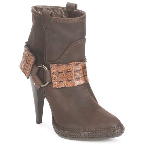 Shoes Women Ankle boots Roberto Cavalli QPS577-PK206 Brown