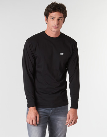 Clothing Men Long sleeved shirts Vans LEFT CHEST HIT LS Black