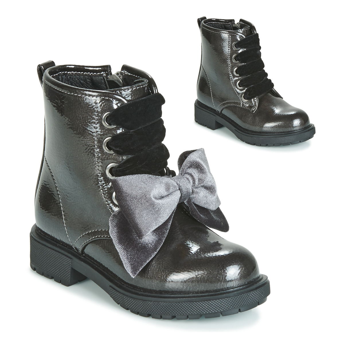 Shoes Girl Mid boots Gioseppo LEHRE Grey